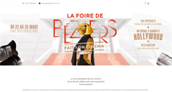 Desktop Screenshot of foiredebeziers.fr